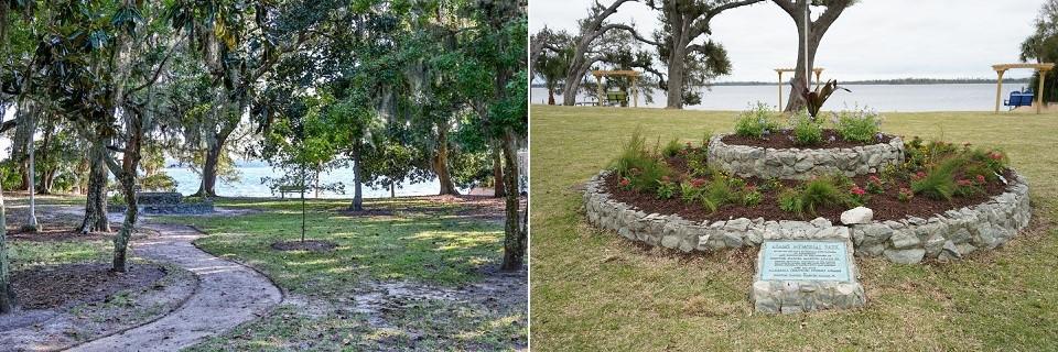 Before and after images: Adams Park, Panama City, FL