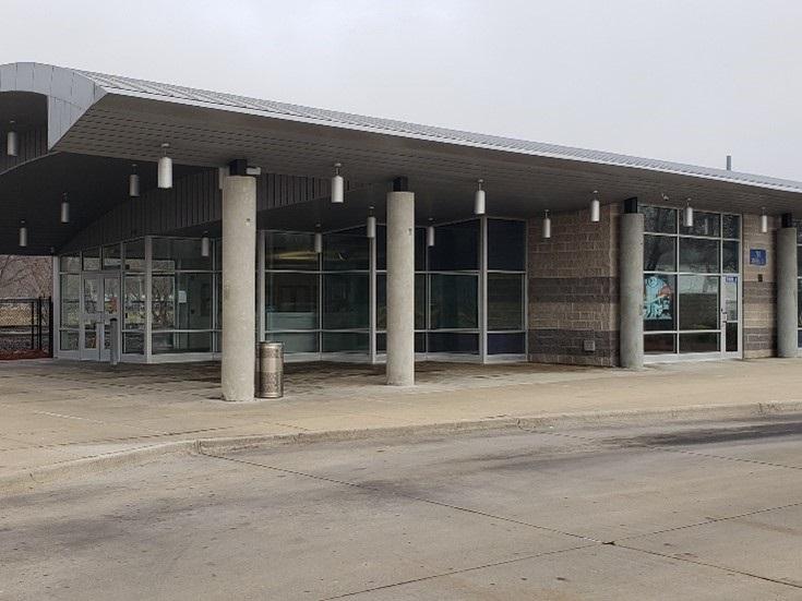 Before: The original Belleville Transit Center needed renovation and was drab and uninviting.