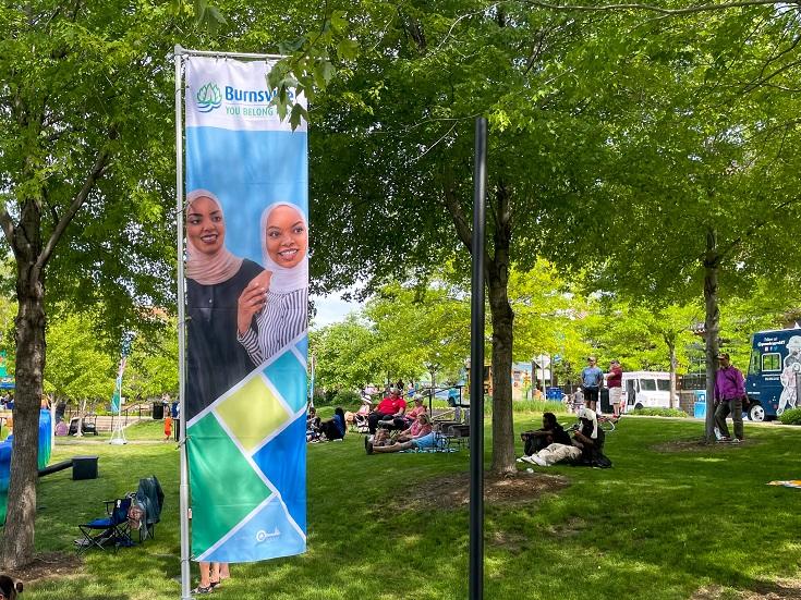 Saint Paul Area Association of REALTORS® Ethnic Diversity flag, Burnsville, MN