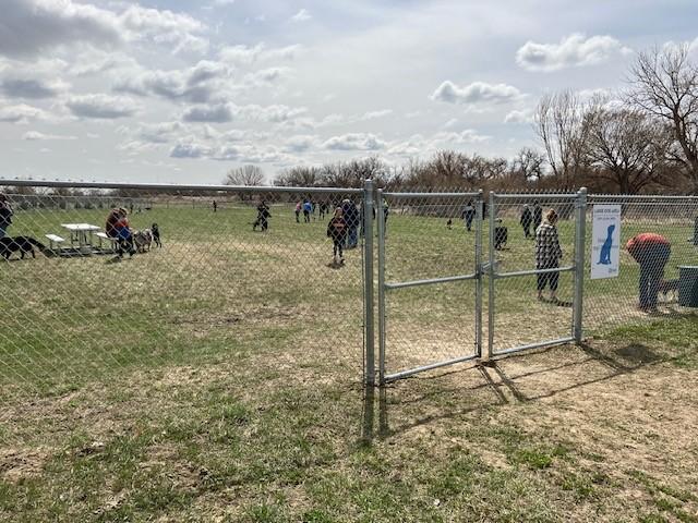 Funds from an NAR Placemaking Grant went toward fencing—a crucial part of any dog park.