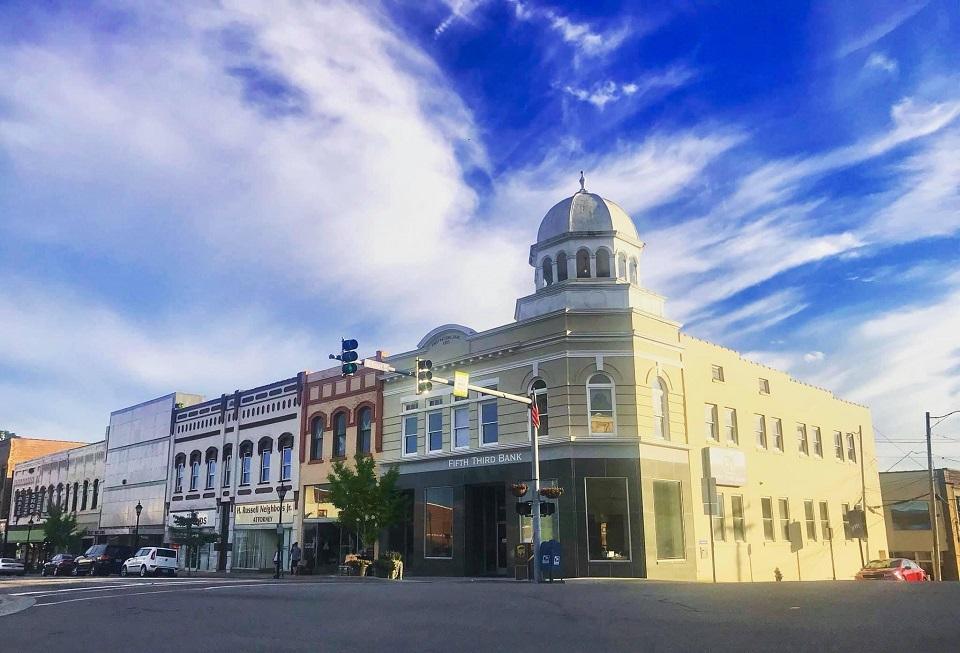 Marion Square, Downtown Marion, NC