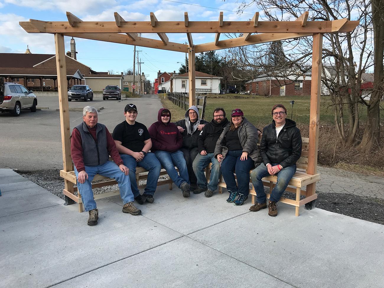 REALTORS® Park, first pergola