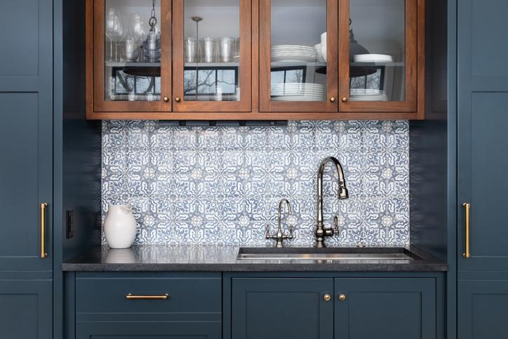 Art Deco backsplash