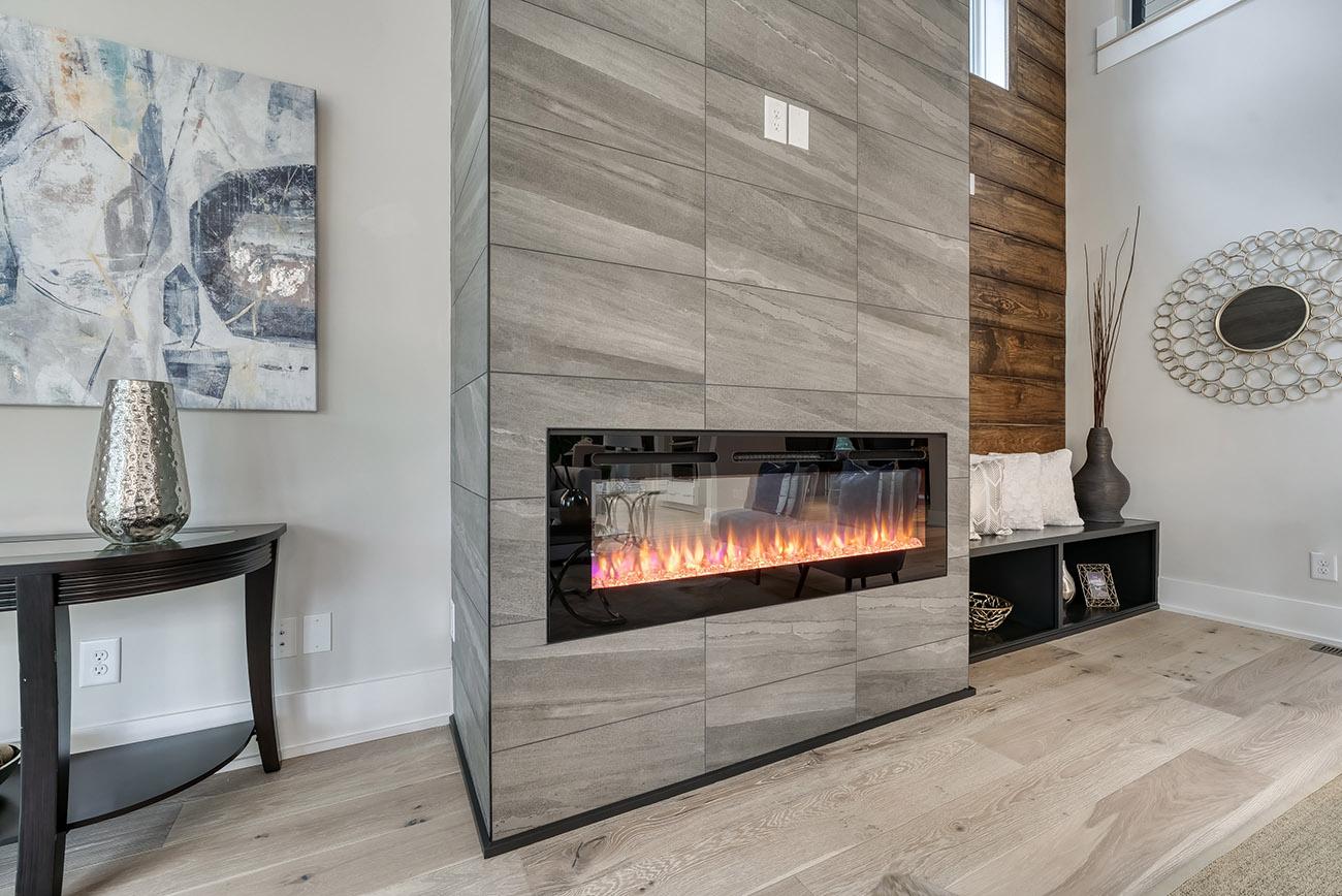 Hardwood Fireplace