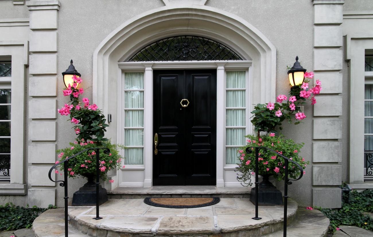 Outdoor front door