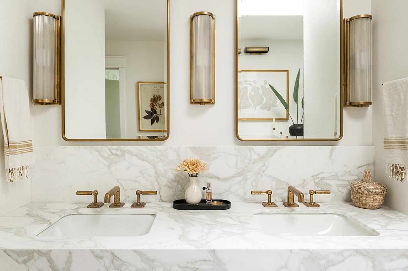 Marble bathroom