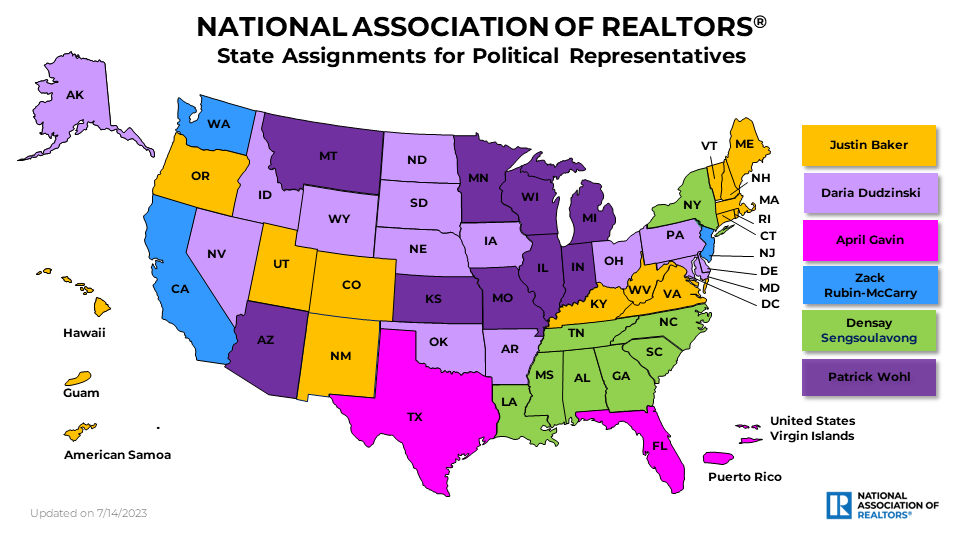 State Assignments for Political Representatives