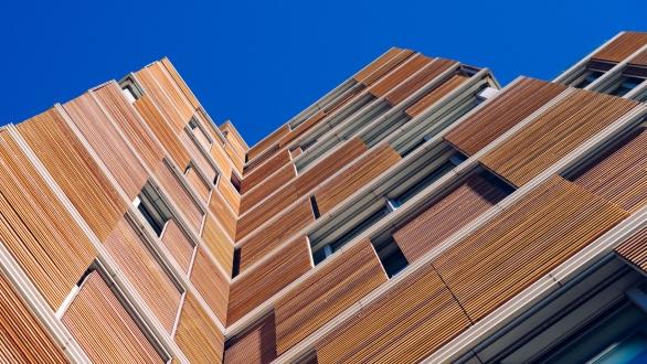 Wood Clad Apartment Building