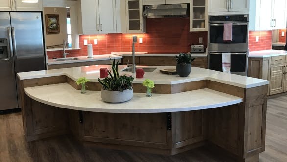 shared kitchen space