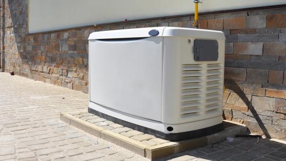 gas power backup generator