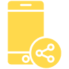 Smartphone Sharing Icon