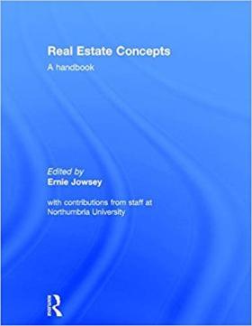 Real Estate Concepts A Handbook by Ernie Jowsey