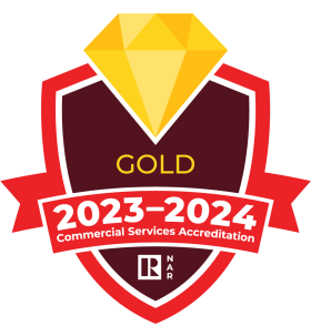 2023-2024 Commercial Accreditation banner gold