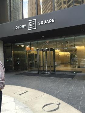 Front entrance of redesigned Colony Square