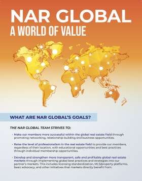 Flyer: NAR Global: A World of Value