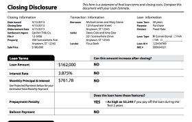 HUD-1 Closing Disclosure Process