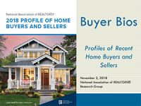 Cover of the Buyer Bios: Profiles of Recent Home Buyers and Sellers report