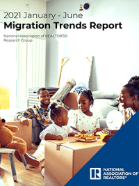 Cover of the 2021 January–June Migration Trends report