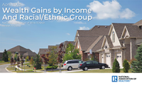 Cover of the Wealth Gains by Income and Racial/Ethic Group report