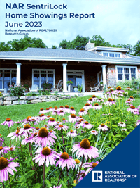 Cover of the June 2023 NAR SentriLock Home Showings report