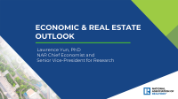 Cover slide: Economic & Real Estate Outlook