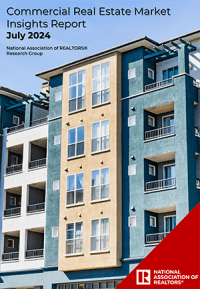 Cover of the July 2024 Commercial Real Estate Market Insights report