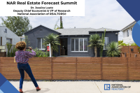 Cover of Jessica Lautz's presentation slides: NAR Real Estate Forecast Summit, July 2024