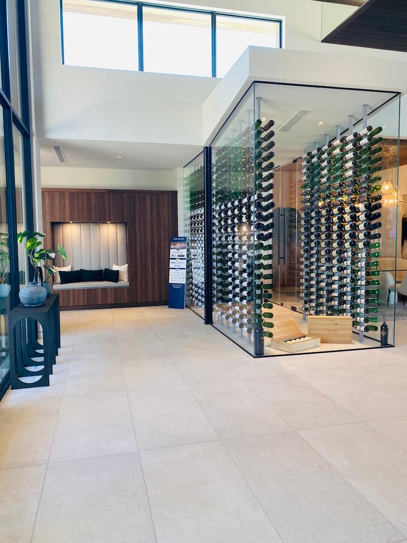 Wine room entryway