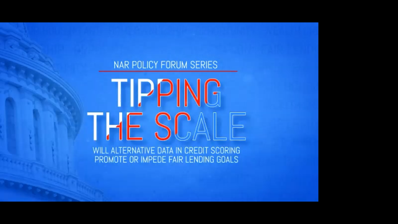 NAR Policy Forum Series: Tipping the Scale