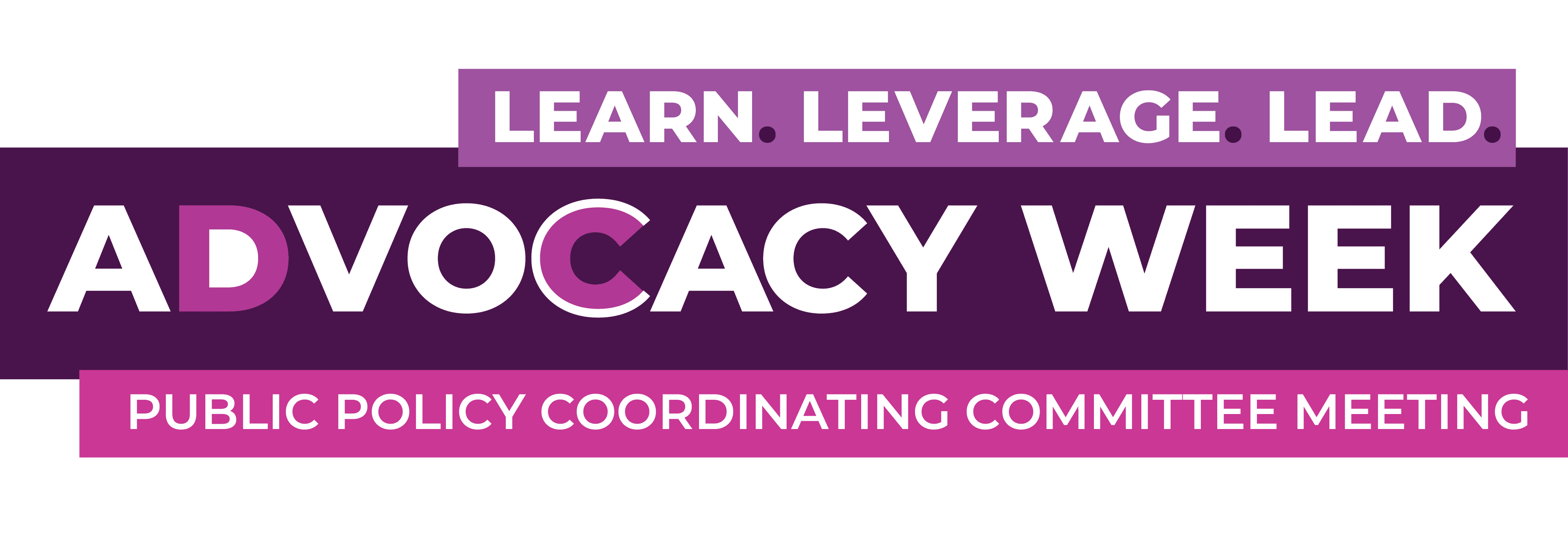 Advocacy Week Public Policy Coordinating Committee Meeting mobile logo