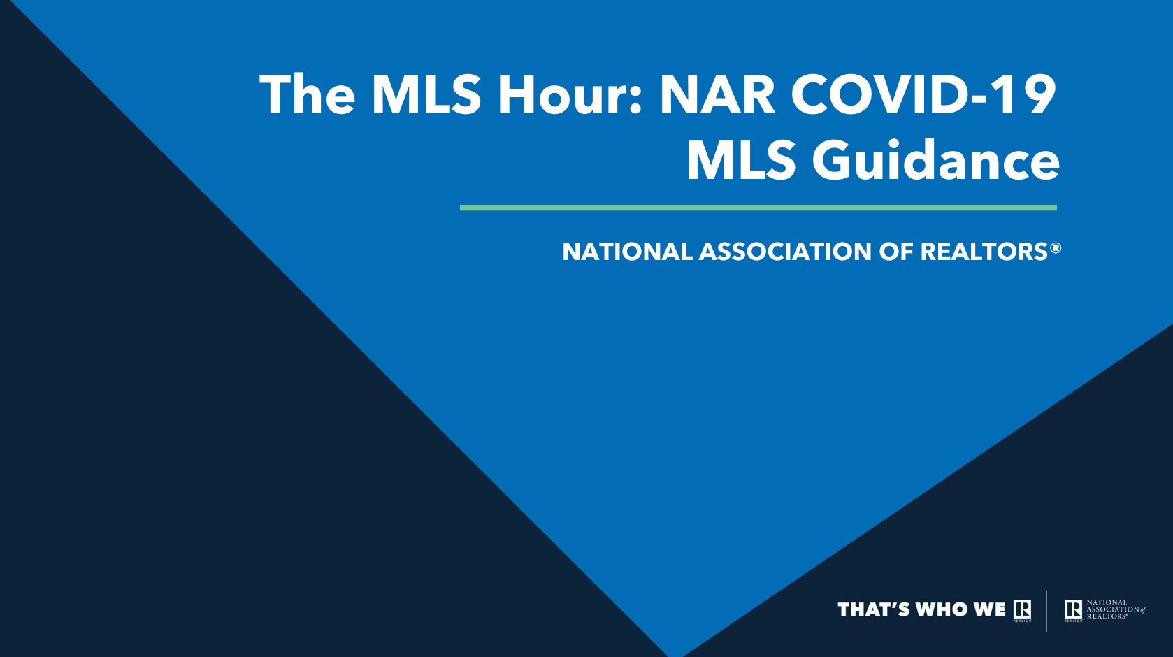 The MLS Hour: COVID-19 Guidance (April 22, 2020)