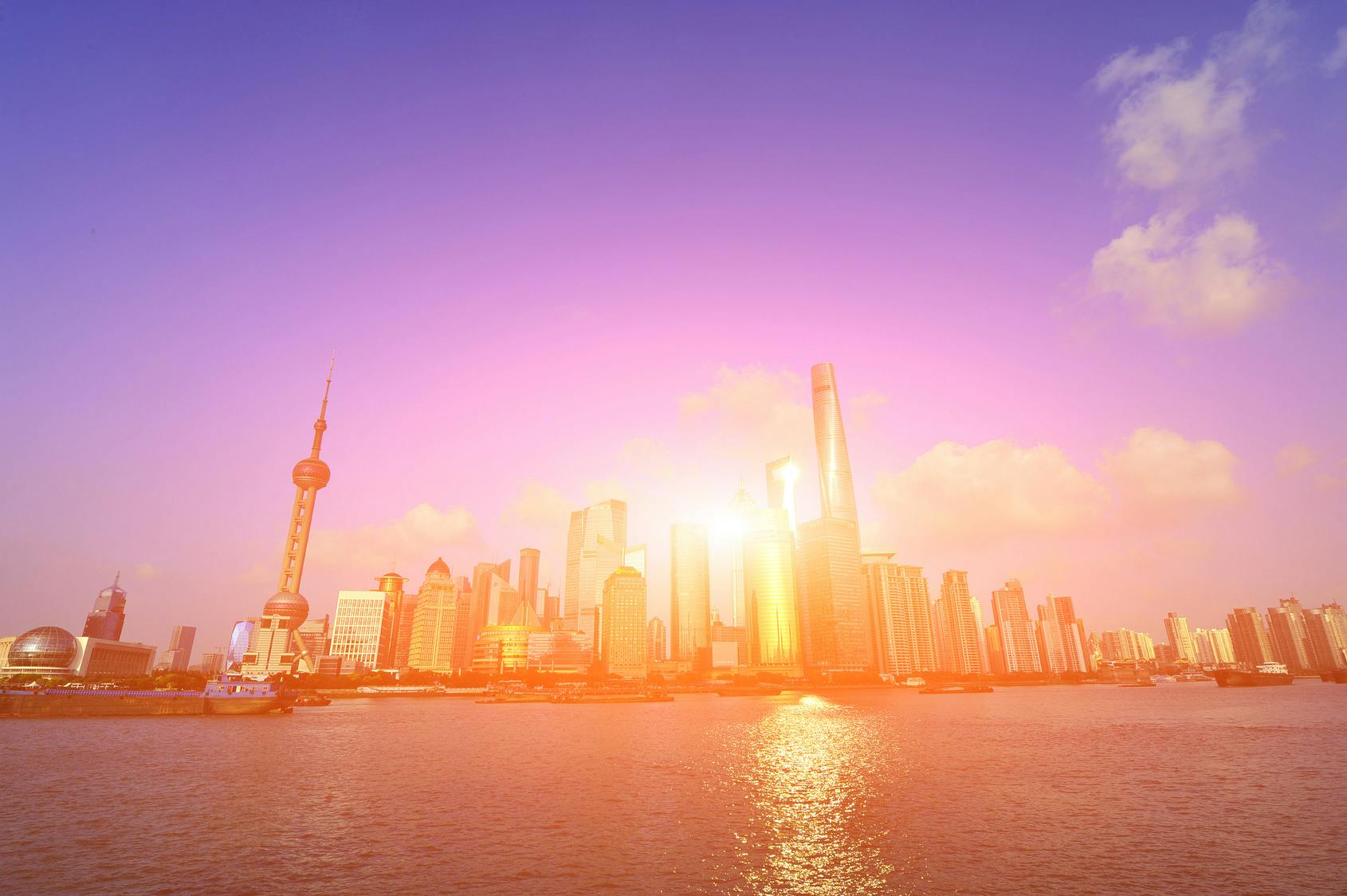 Shanghai world financial center skyscrapers in lujiazui group