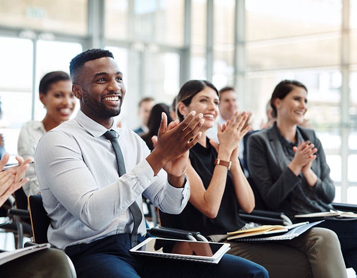 Education - professionals attending a seminar