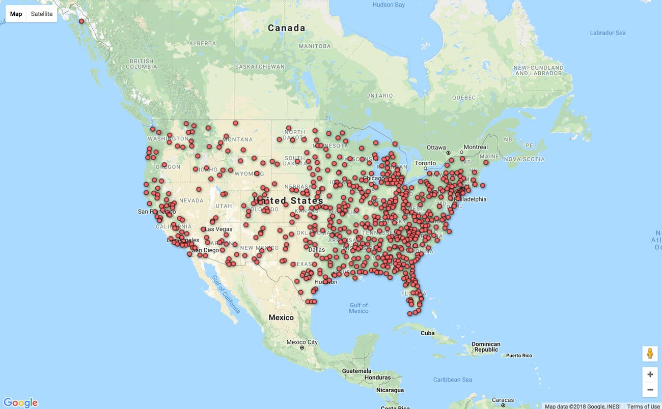 MLS Map of the National Association of REALTORS®