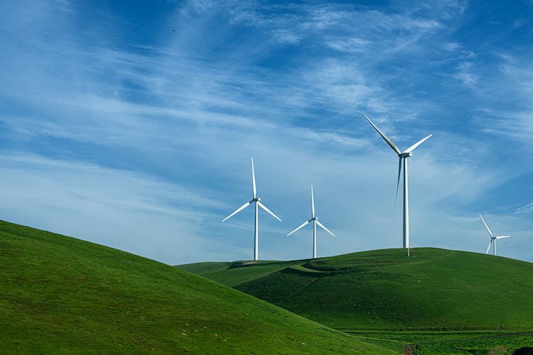 Wind turbine in California