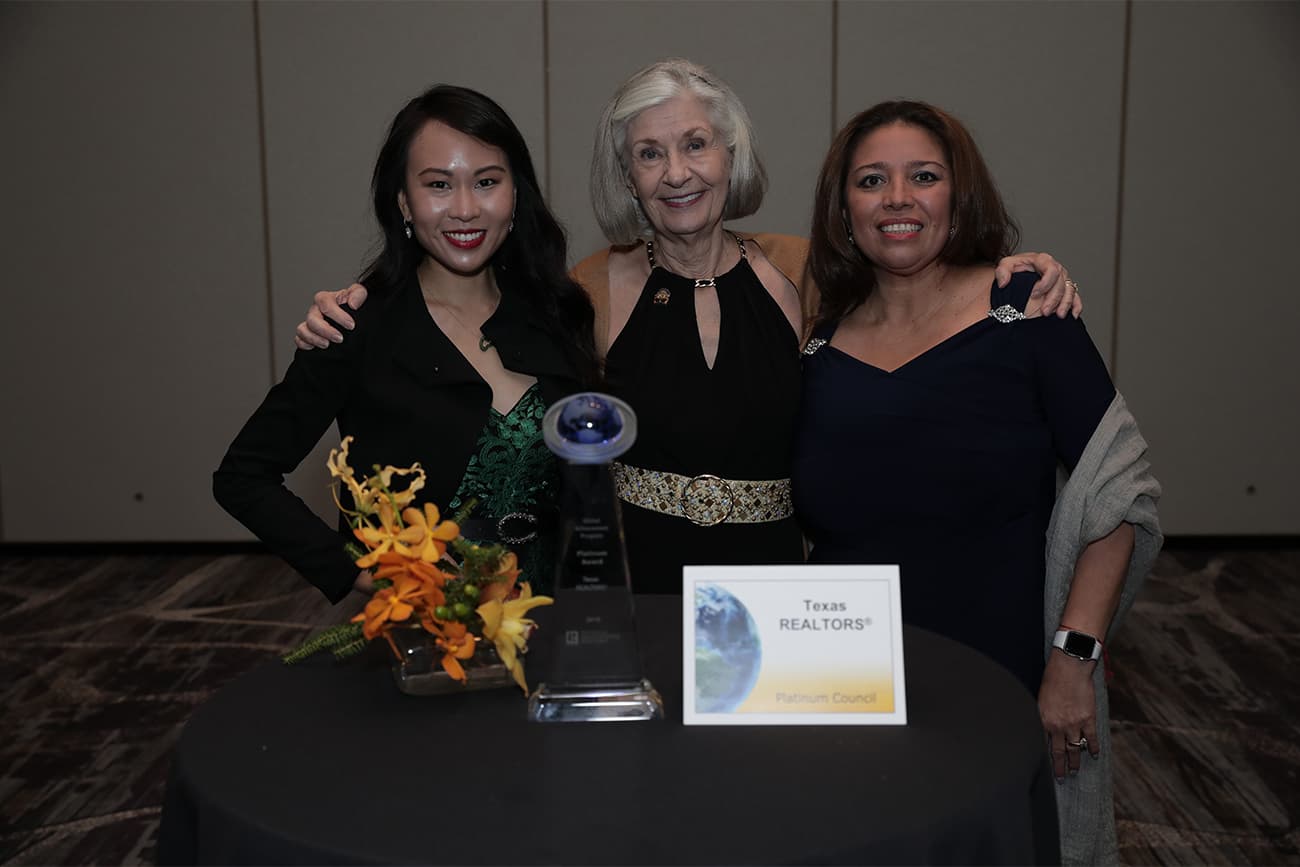 2019 Platinum Global Achievement Award Winners Texas REALTORS®