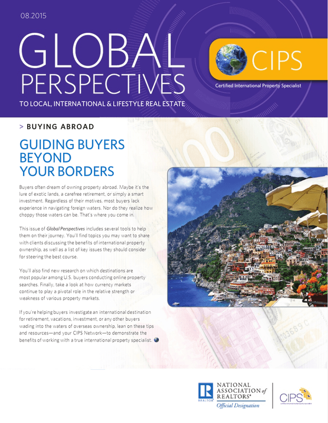 August 2015: Buying Abroad Cover