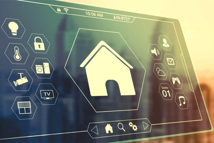 Smart home control panel Smart home control panel