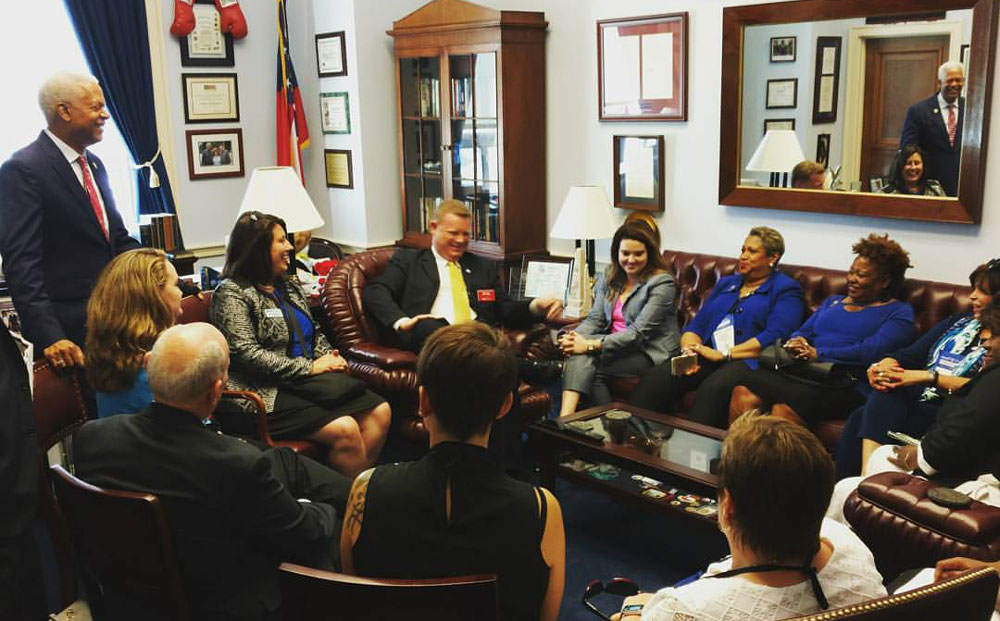 Georgia REALTORS® meet with Congressman Hank Johnson