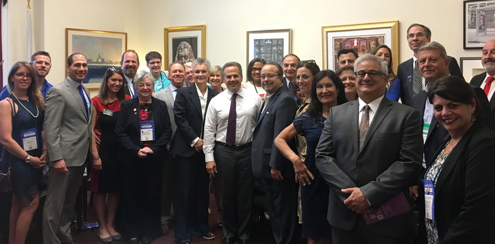 Brenda L. Marchwicki & the Rhode Island Association of REALTORS® in the offices of Congressman David Cicilline