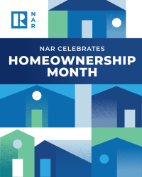 Social Media Graphic: NAR Celebrates Homeownership Month - June 2023